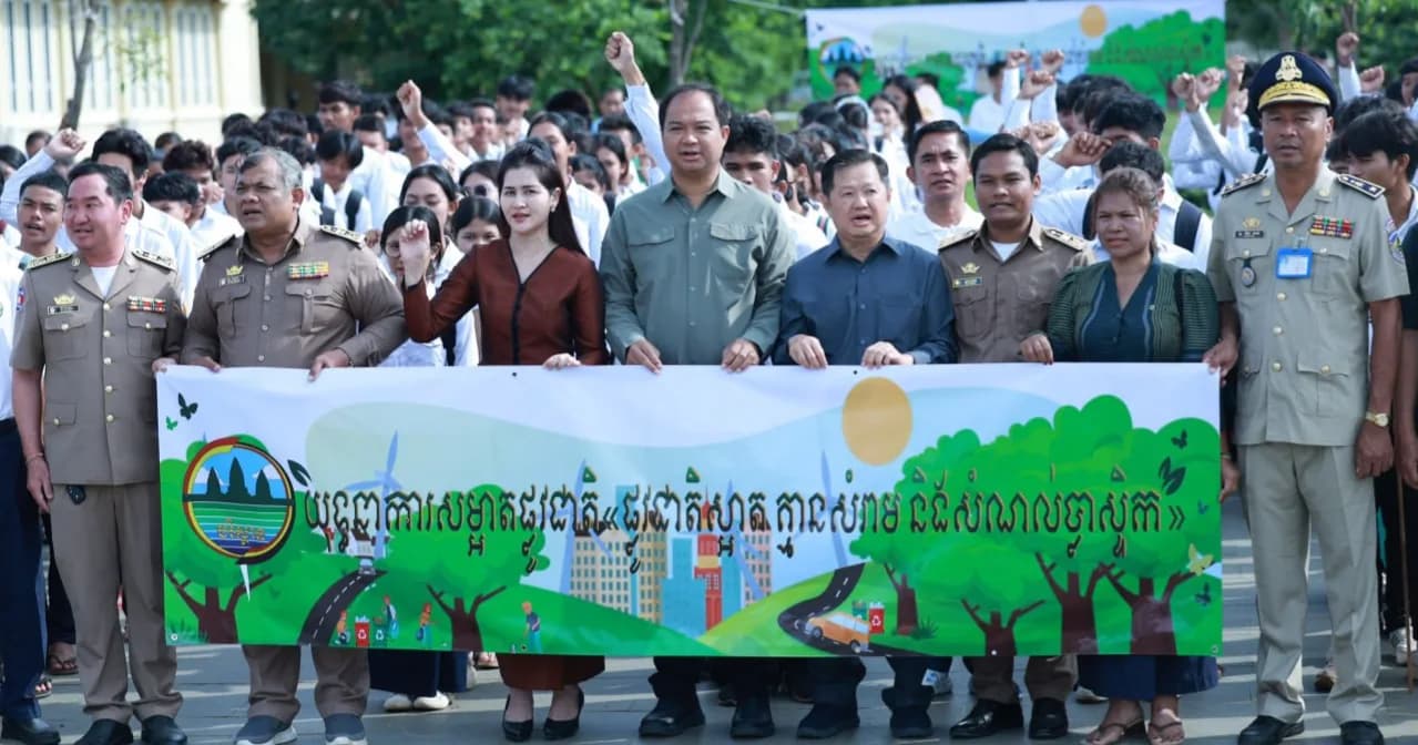 រដ្ឋបាលខេត្តព្រះវិហារ សហការជាមួយក្រសួងបរិស្ថាន បើកយុទ្ធនាការ «ផ្លូវជាតិស្អាត គ្មានសំរាម និងសំណល់ប្លាស្ទិក» ដើម្បីលើកកម្ពស់សោភ័ណភាព និងវិស័យទេសចរណ៍!