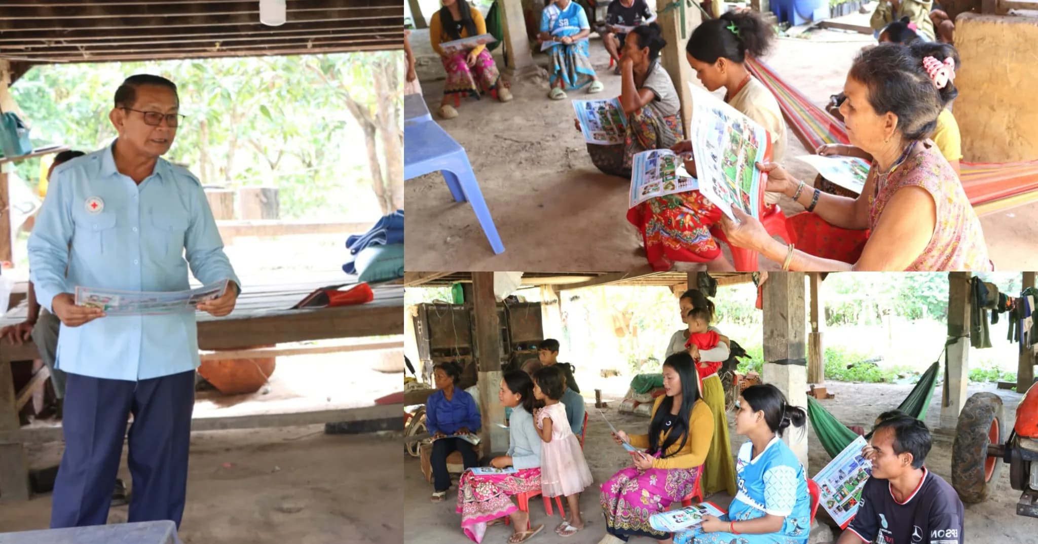 សាខាកាកបាទក្រហមខេត្តស្ទឹងត្រែង ចុះអប់រំសុខភាព និងជំរុញការកាត់បន្ថយប្លាស្ទិកដល់ពលរដ្ឋស្រុកសៀមប៉ាង