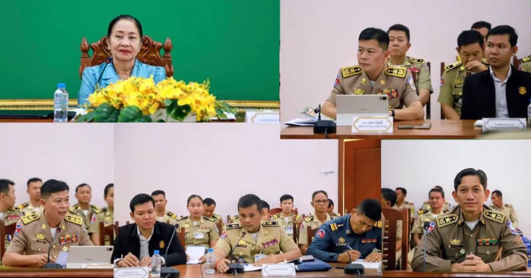 ខេត្តស្ទឹងត្រែង រៀបចំកិច្ចប្រជុំពិភាក្សាស្តីពី «ការគ្រប់គ្រងលំហូរឆ្លងកាត់ព្រំដែនខុសច្បាប់របស់ពលរដ្ឋកម្ពុជា និងជនបរទេស»